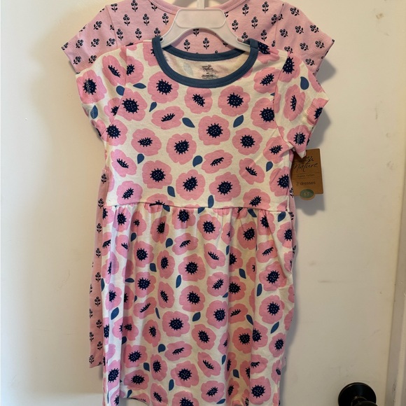 Other - 🪼5/$15 NWT Kids 2 pack Pink Dress 6y